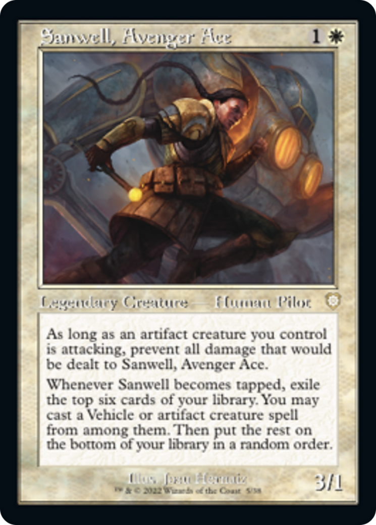 Sanwell, Avenger Ace Card Image