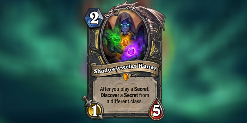 Shadowjeweler Hanar is a new Rogue Legendary Revealed for Hearthstone's Ashes of Outland Expansion