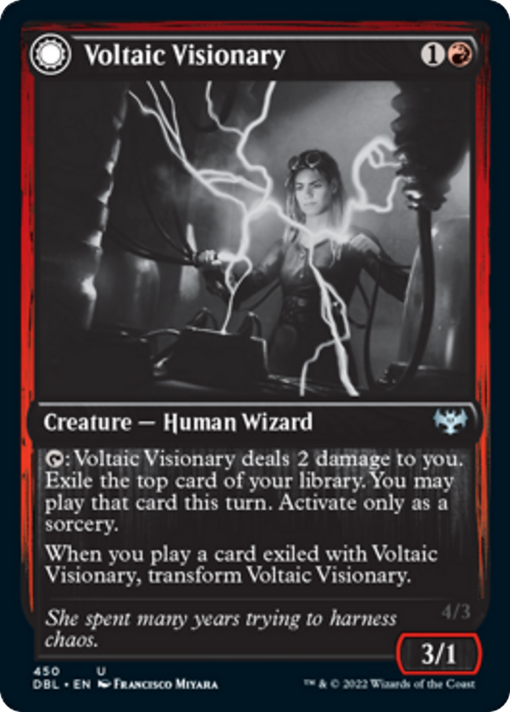 Voltaic Visionary // Volt-Charged Berserker Card Image