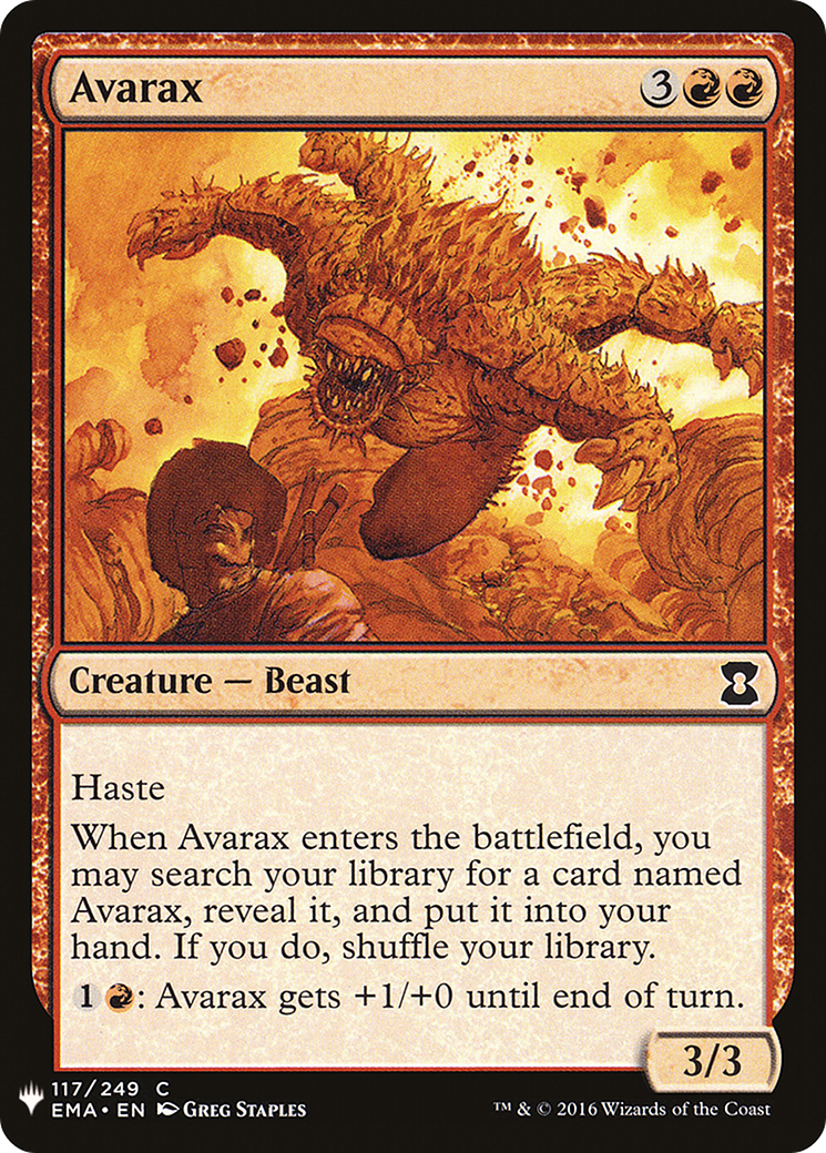 Avarax Card Image