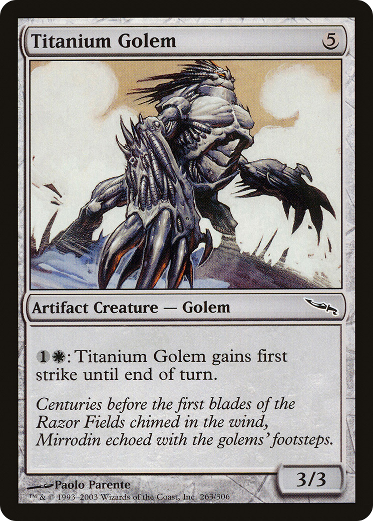 Titanium Golem Card Image