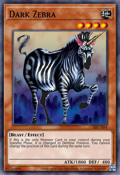 Dark Zebra Card Image