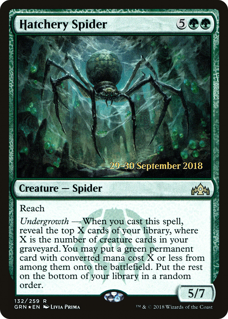 Hatchery Spider Card Image