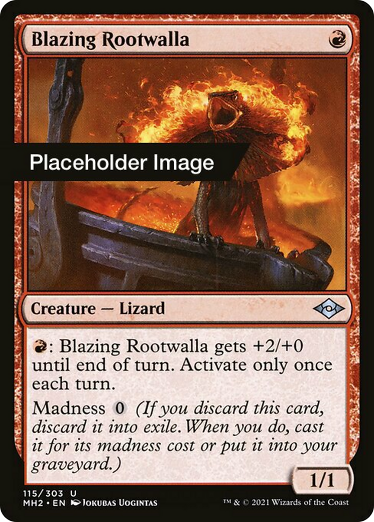 Blazing Rootwalla Card Image