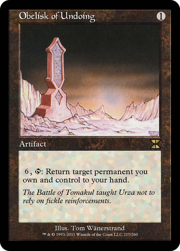 Obelisk of Undoing Card Image