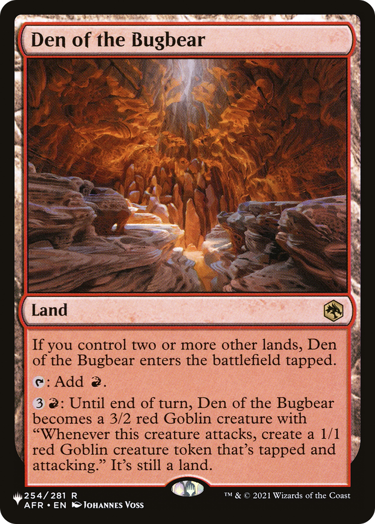 Den of the Bugbear Card Image