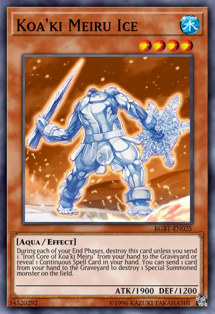 Koa'ki Meiru Ice Card Image