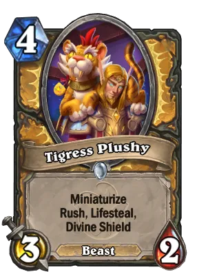 Tigress Plushy Card Image