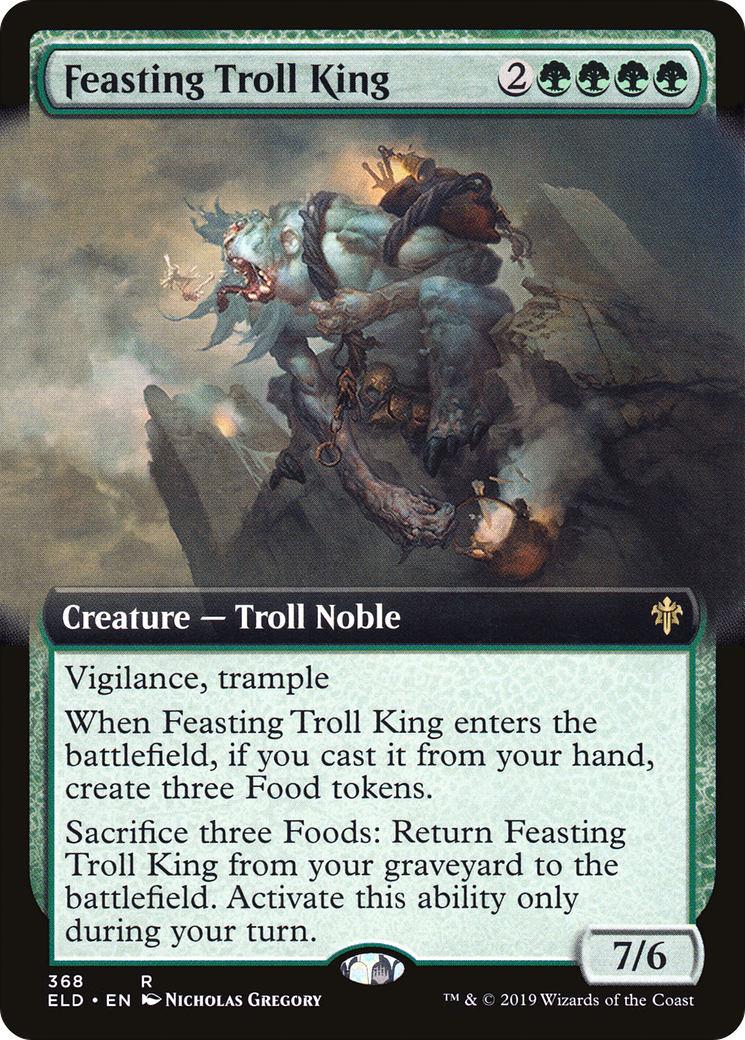 Feasting Troll King Card Image