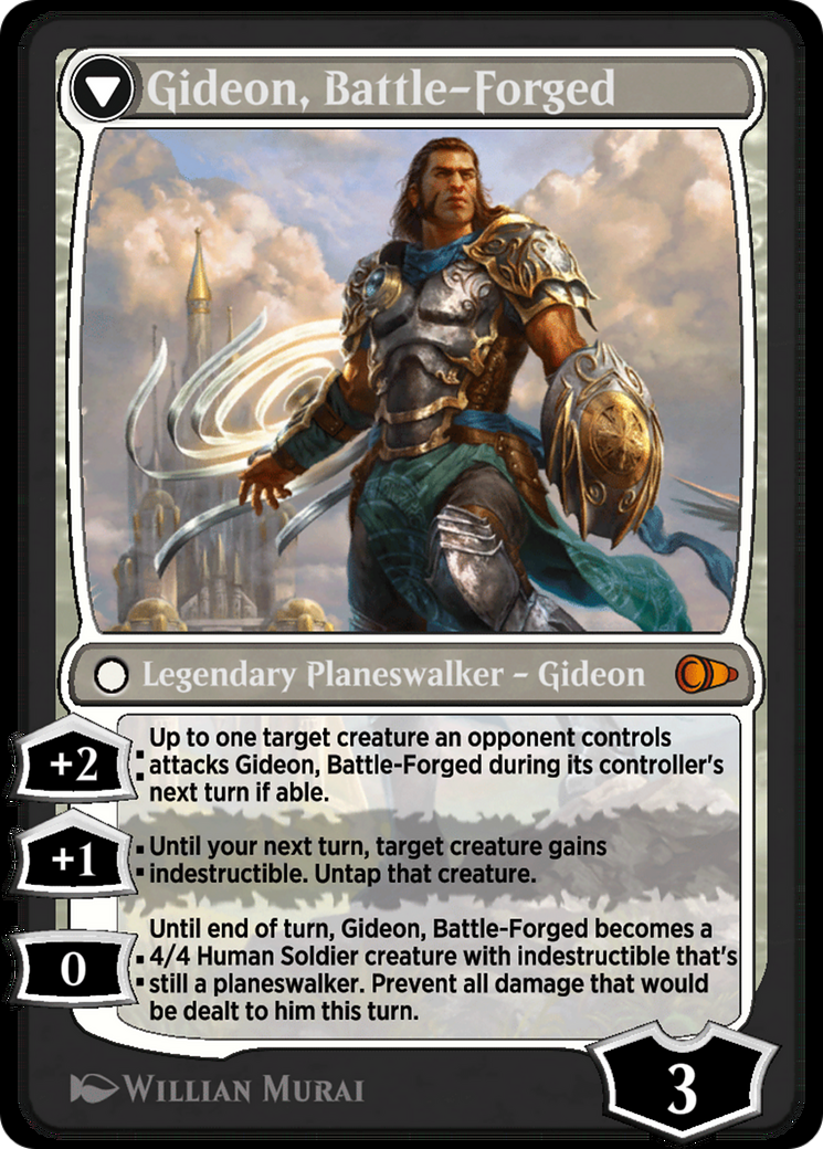 Kytheon, Hero of Akros // Gideon, Battle-Forged Card Image