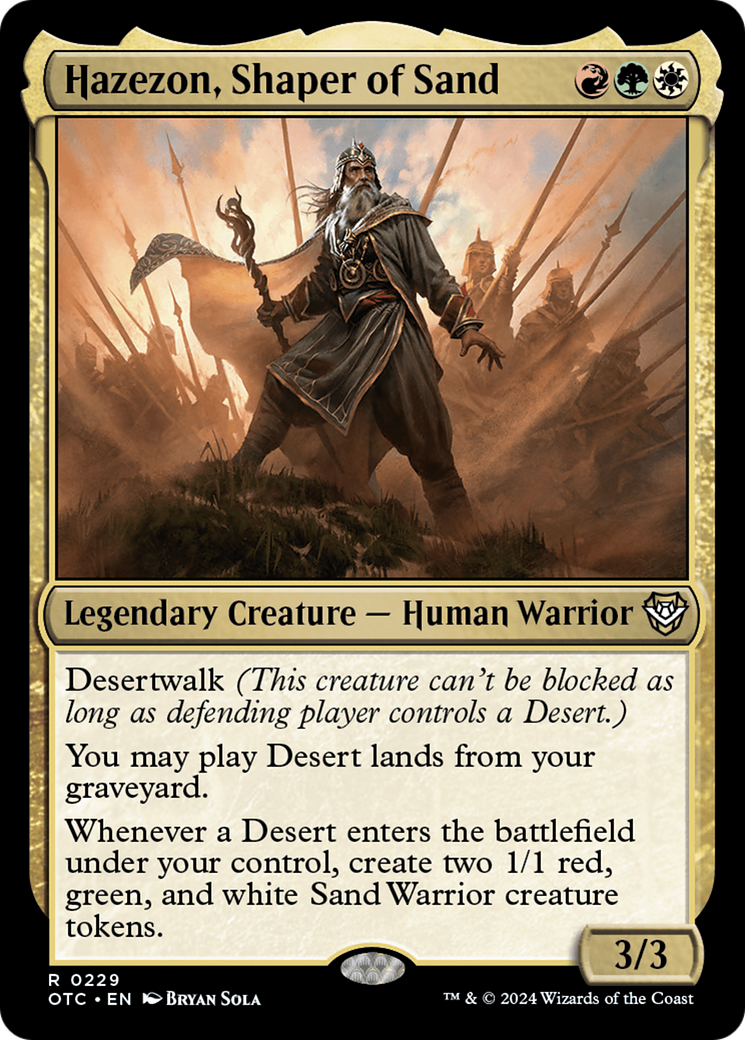 Hazezon, Shaper of Sand Card Image