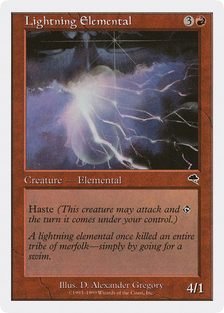 Lightning Elemental Card Image