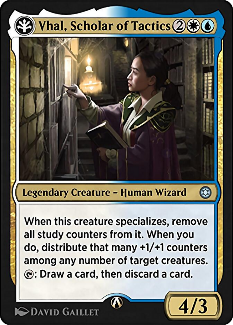 Vhal, Scholar of Tactics Card Image