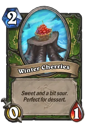 Winter Cherries Card Image