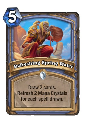 Refreshing Spring Water Card Image