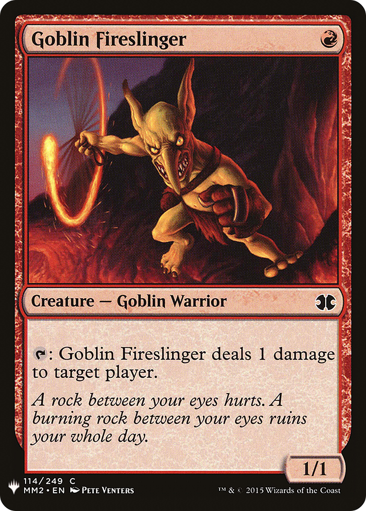 Goblin Fireslinger Card Image
