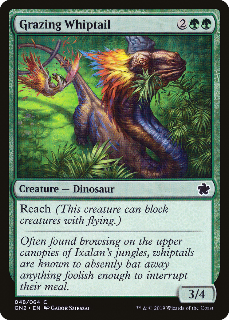 Grazing Whiptail Card Image