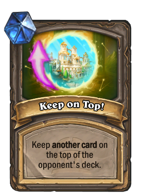 Keep on Top! Card Image