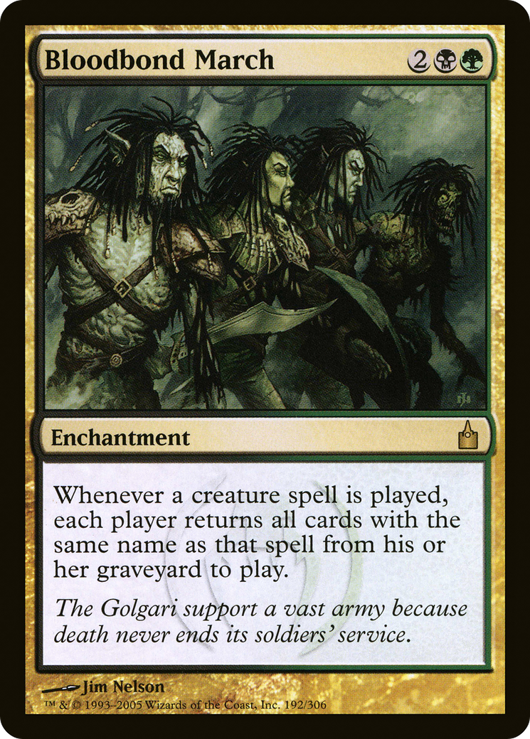 Bloodbond March Card Image