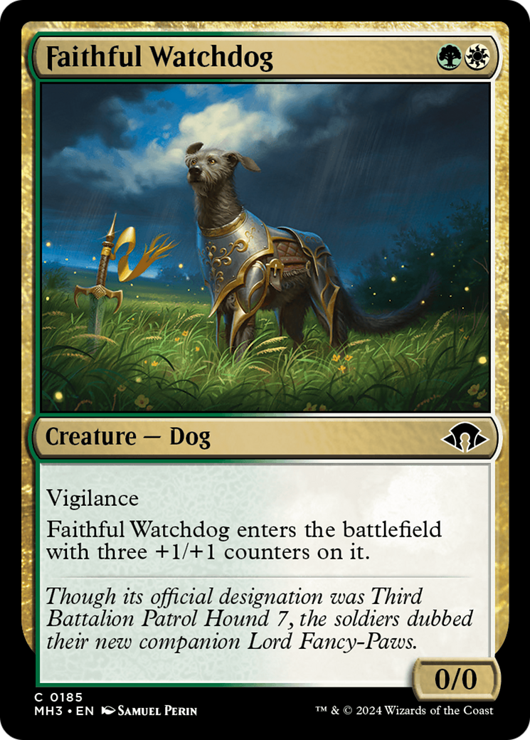 Faithful Watchdog Card Image