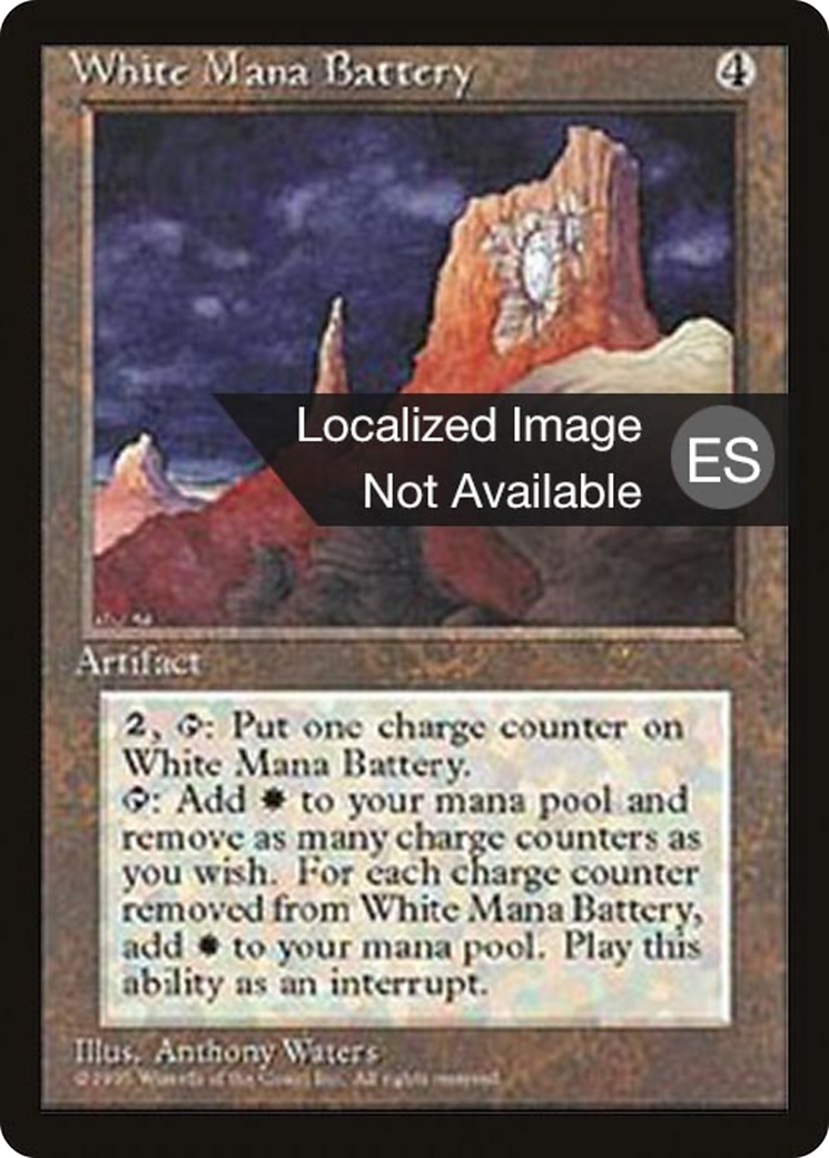 White Mana Battery Card Image