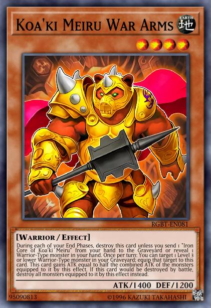 Koa'ki Meiru War Arms Card Image