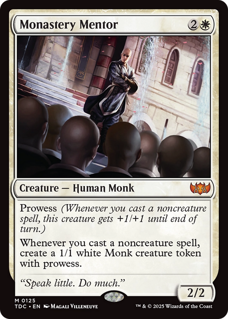 Monastery Mentor Card Image