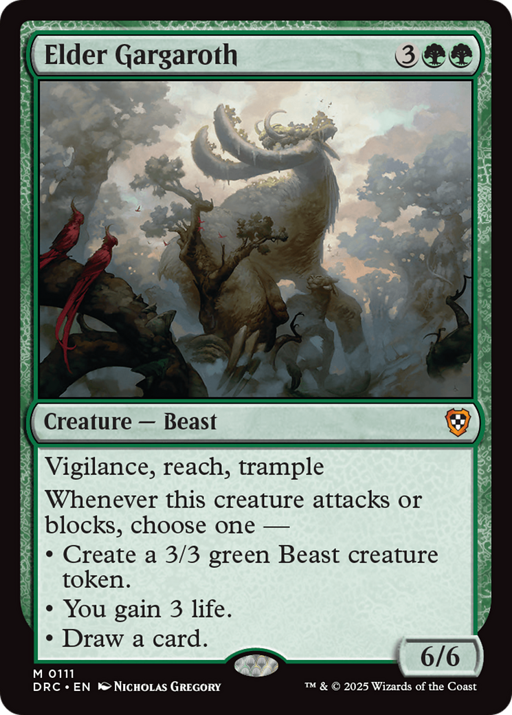 Elder Gargaroth Card Image