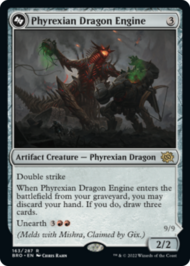 Phyrexian Dragon Engine // Mishra, Lost to Phyrexia Card Image