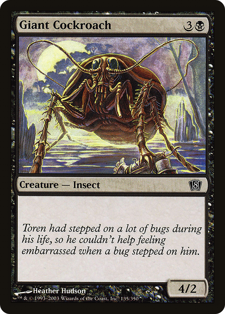 Giant Cockroach Card Image