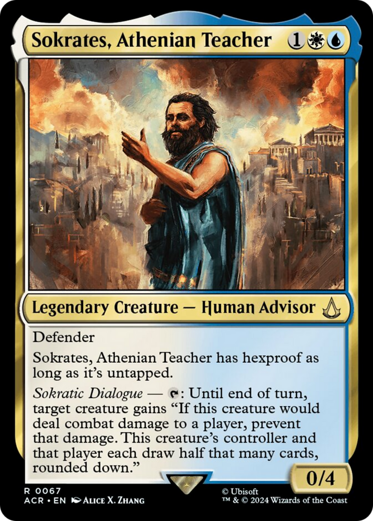 Sokrates, Athenian Teacher Card Image