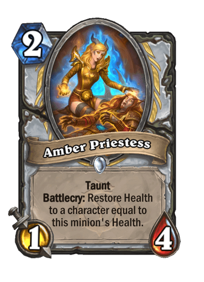 New Priest Minion - Amber Priestess