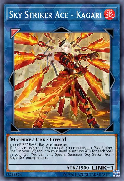 Sky Striker Ace - Kagari Yu-Gi-Oh Card, Art 2