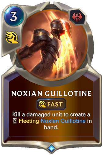Noxian Guillotine Card Image