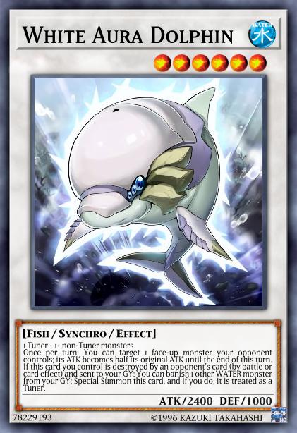 White Aura Dolphin Card Image