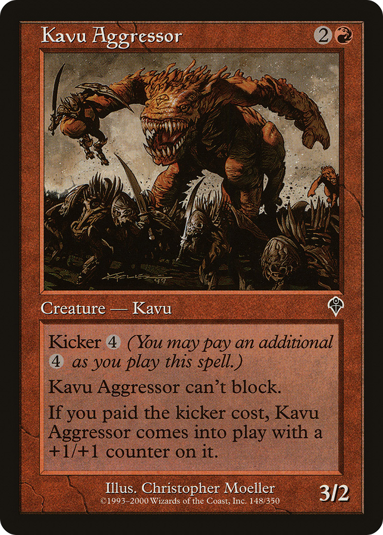 Kavu Aggressor Card Image