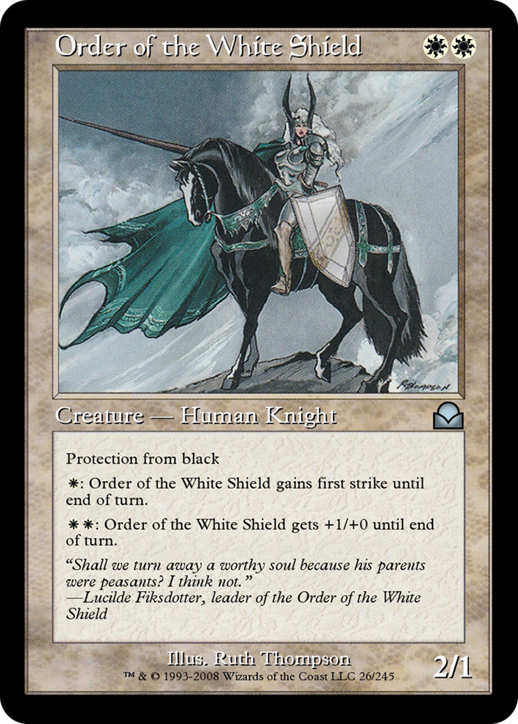 Order of the White Shield Card Image