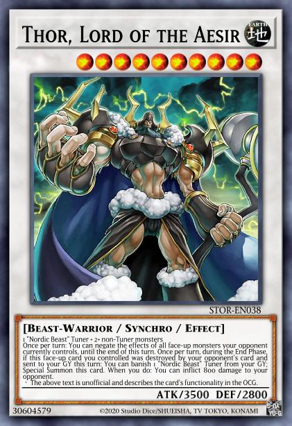 Thor, Lord of the Aesir Card Image