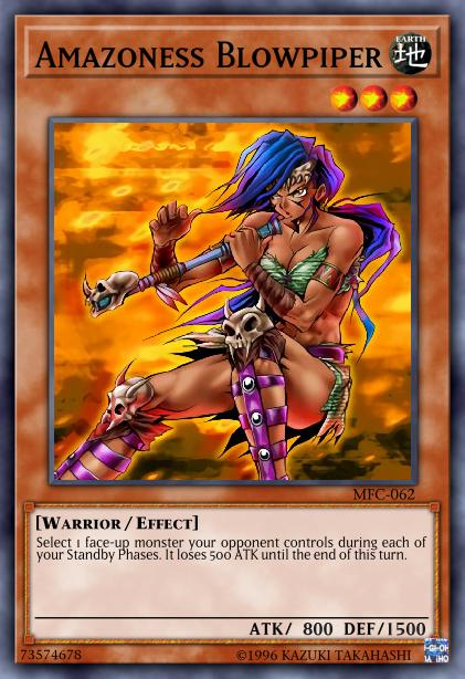 Amazoness Blowpiper Card Image