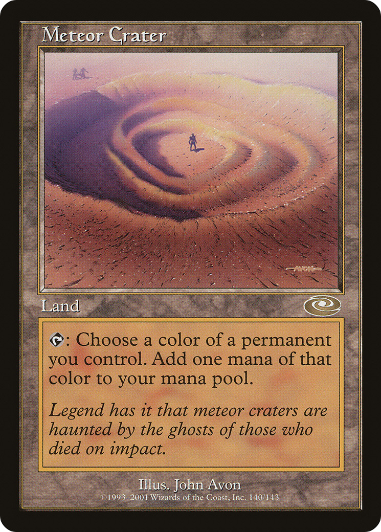 Meteor Crater Card Image