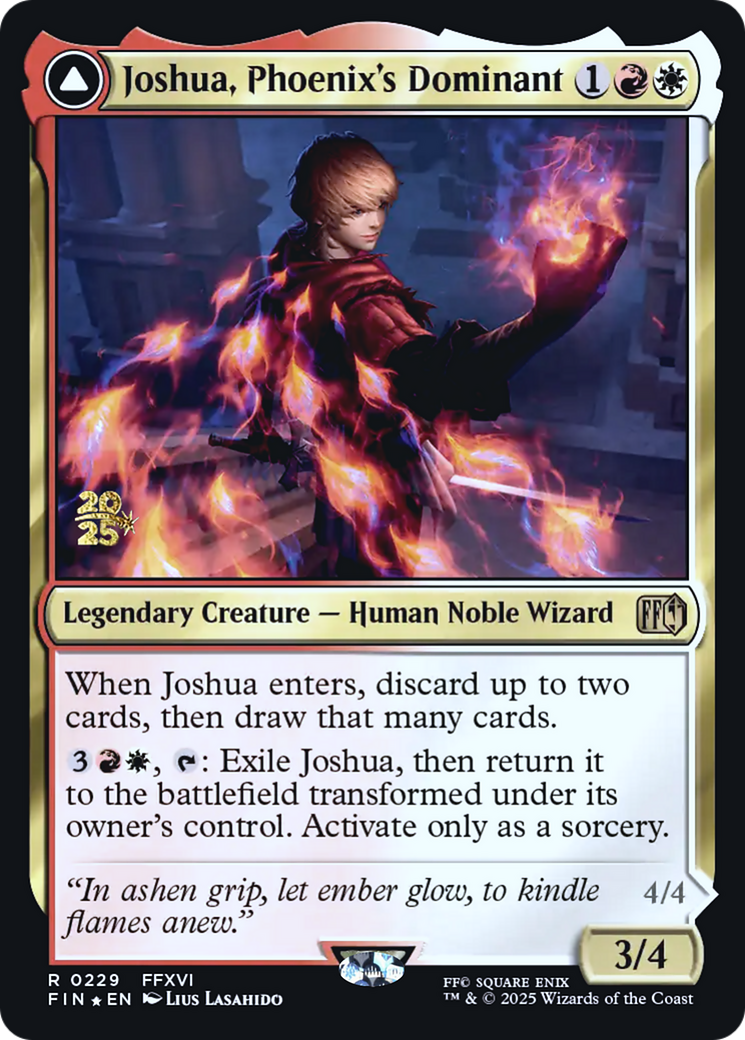 Joshua, Phoenix's Dominant // Phoenix, Warden of Fire Card Image