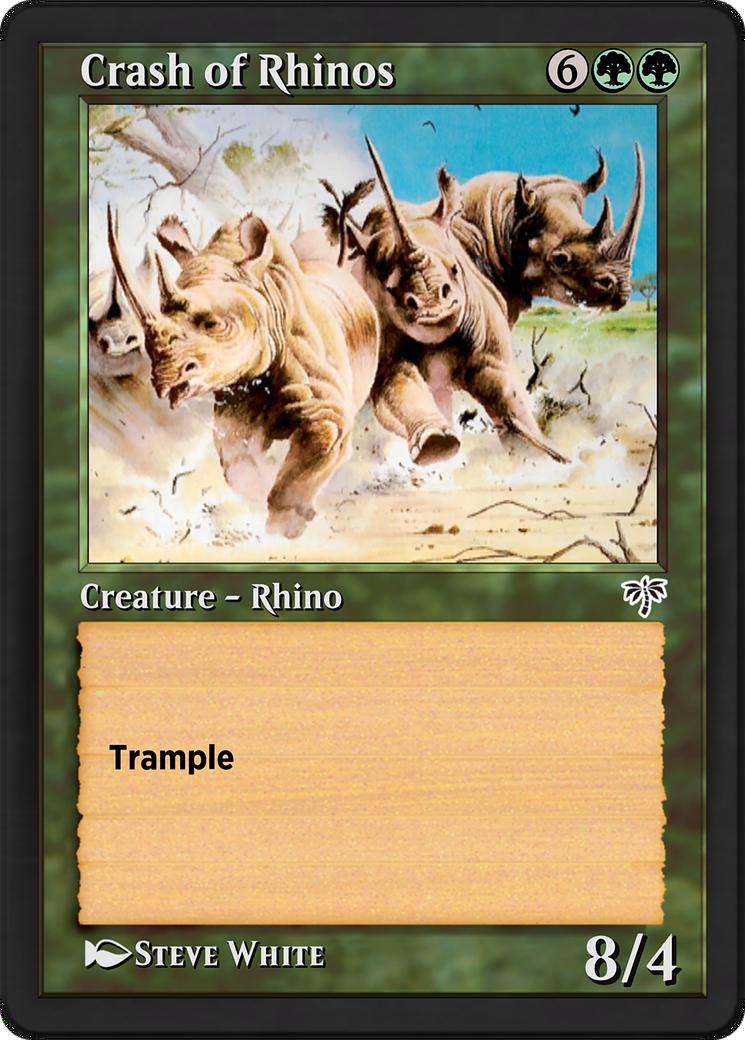 Crash of Rhinos Card Image