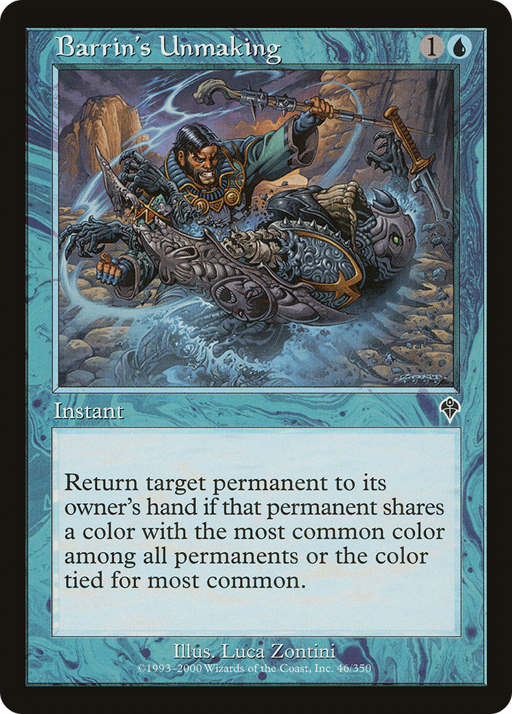 Barrin's Unmaking Card Image