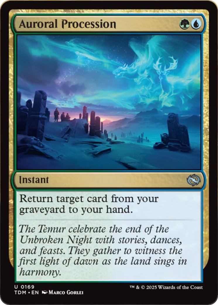 Auroral Procession Card Image