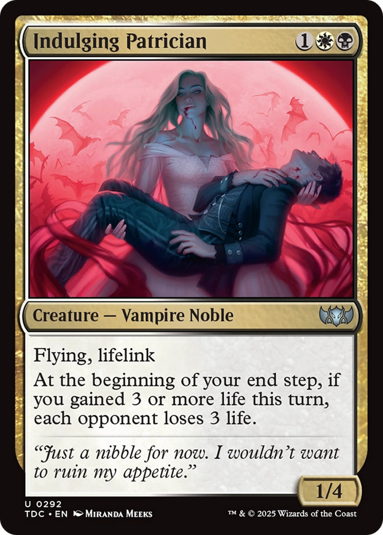 Indulging Patrician Card Image