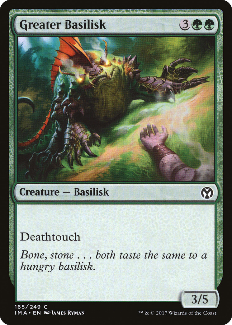 Greater Basilisk Card Image