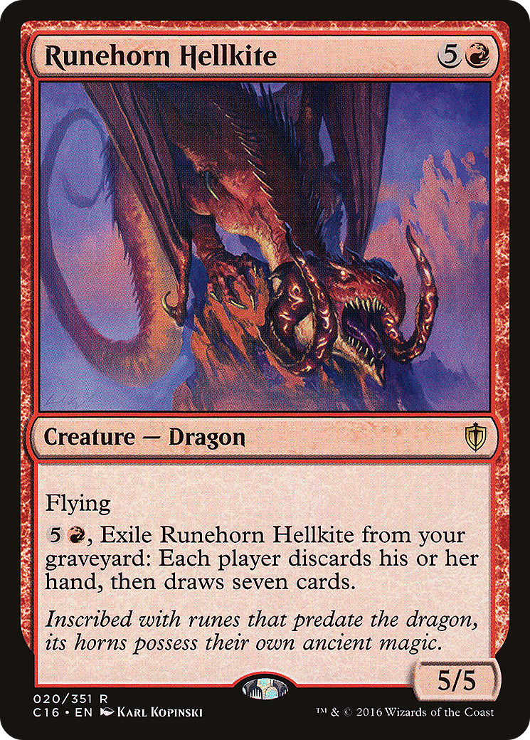 Runehorn Hellkite Card Image