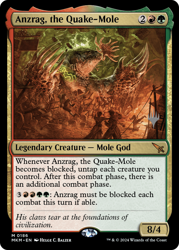 Anzrag, the Quake-Mole Card Image