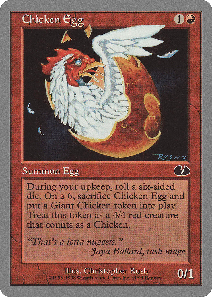 Chicken Egg Card Image