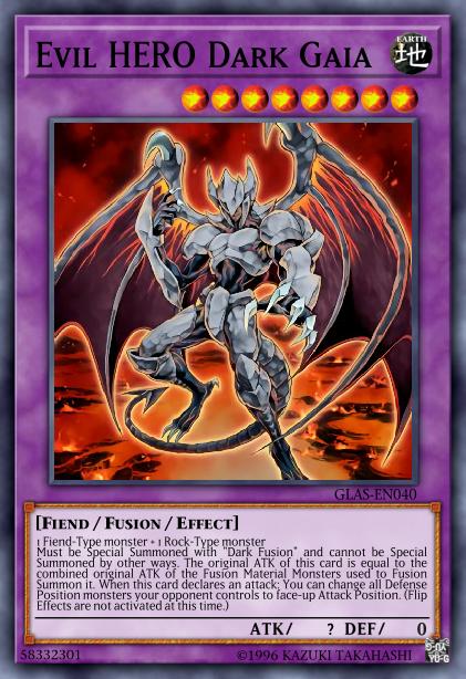 Evil HERO Dark Gaia Card Image